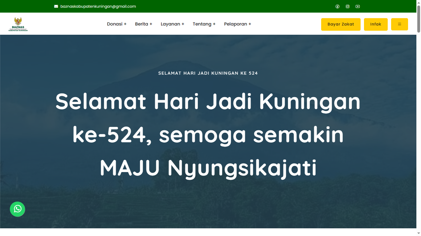 Baznas Kuningan Website